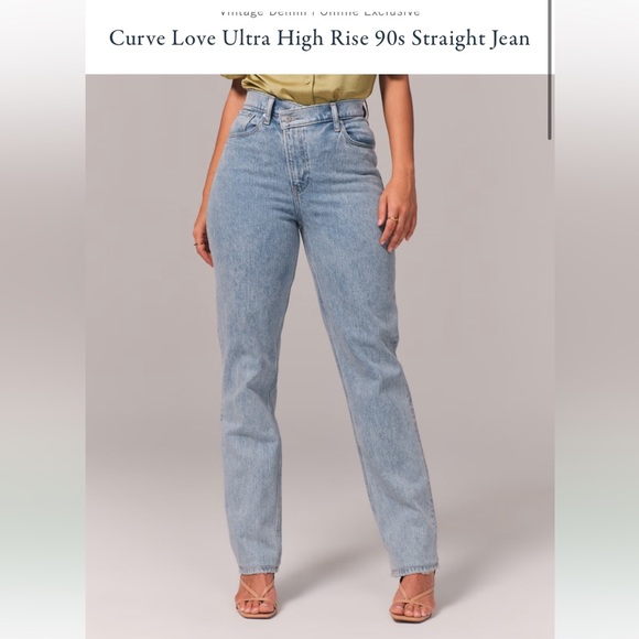curve love ultra high rise 90s straight jean - Picture 1 of 6